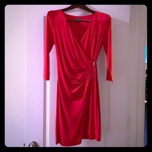 Express XS Soft red dress